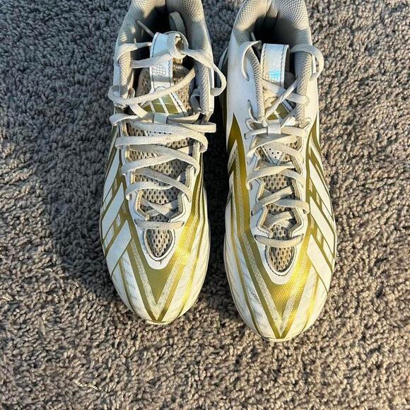 White and gold adidas freak - Picture 2 of 8